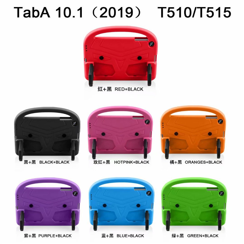 Morbida Antiurto Caso Bambini Del Silicone di Protezione Della Copertura per Samsung Tab UN 10.1 pollici 2019 SM-T515 T510 T515 Bambini Eva Tablet shell