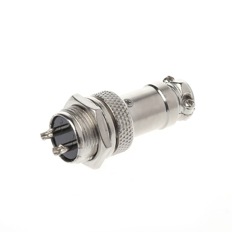 GX16 Stecker männlich & weiblich Draht Tafel Metall Stecker 2/3/4/5/6/8/9 Stift 16mm
