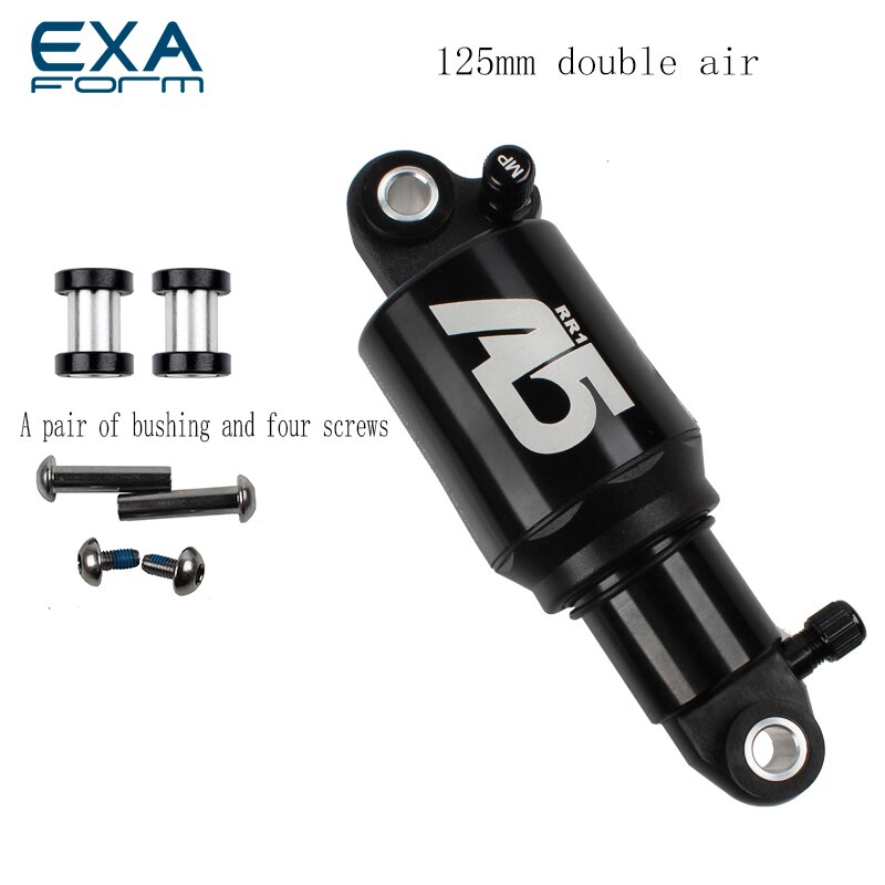 Ks A5-RR1 Dual Solo Air Rear Shock Ks A5 Re Dubbele Enkele Luchtkamer Druk Berg Achter Schokdemper 125mm 150Mm 165Mm: 125mm double air