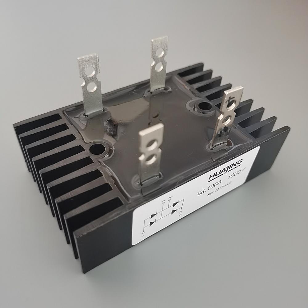 60x 100mm QL60A QL 100 EINE 1600V Gleichrichter Brücke Einphasig Große Energie Modul Generator Teile Vergaser Für Generator