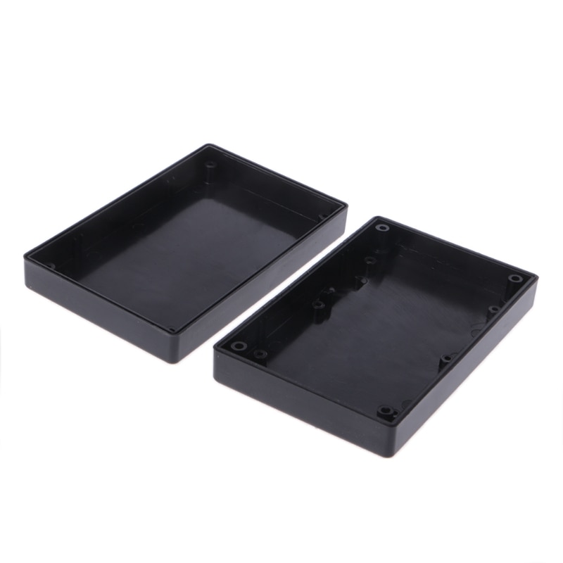125 x 80 x 32mm sort vandtæt kasse elektronisk projektinstrumentkassestik