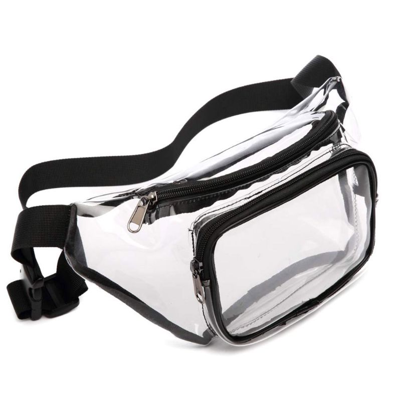 Sac banane Transparent pour femmes, sac de ceinture de voyage, petit sac à main de poitrine pour téléphone