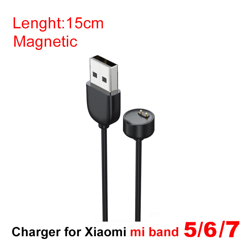 Magnetische Ladegeräte für Xiaomi Mi Band 7 6 5, USB Ladekabel für MiBand 4 3 2 Reinem Kupfer Ader Netzkabel Smartband Ladegerät.