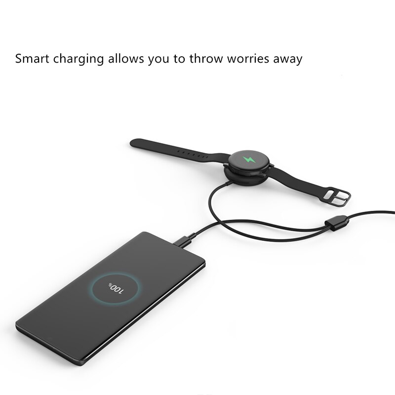 2 In1 Draadloze Oplader Voor Samsung Galaxy Actieve 1 2 Galaxy Horloge 3 Gear S3 Gear Sport Magnetische Draadloze Horloge lader