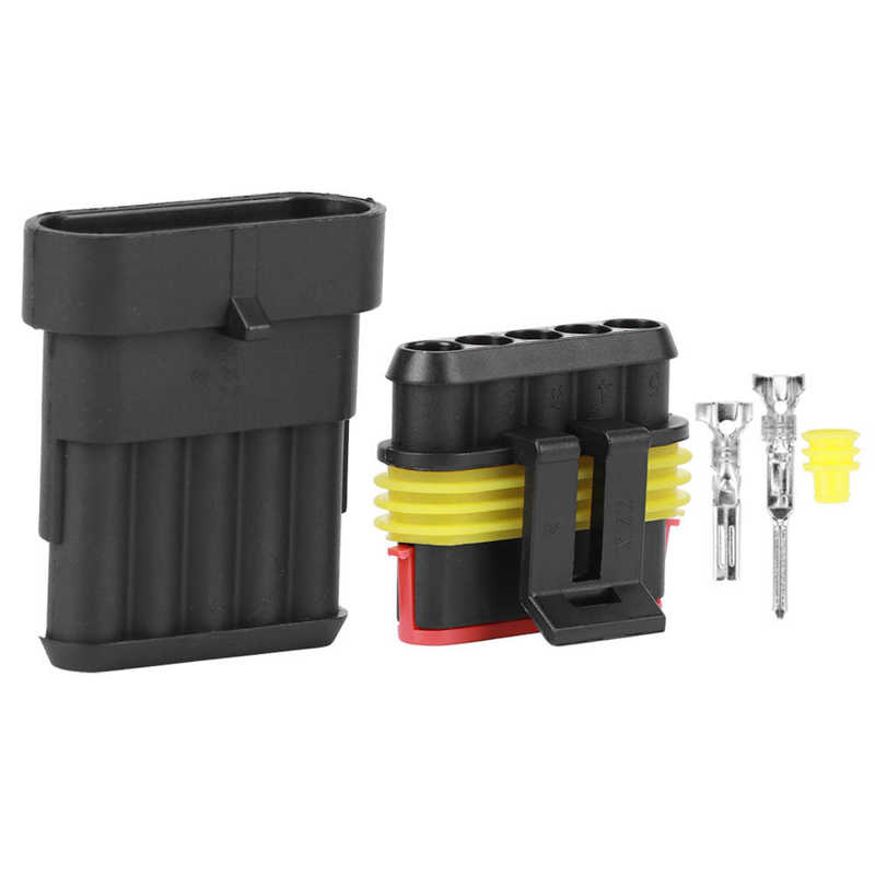 Waterproof Electrical Connector Waterproof Electrical Wiring Connector Safe for Motorcycles Trucks Scooters