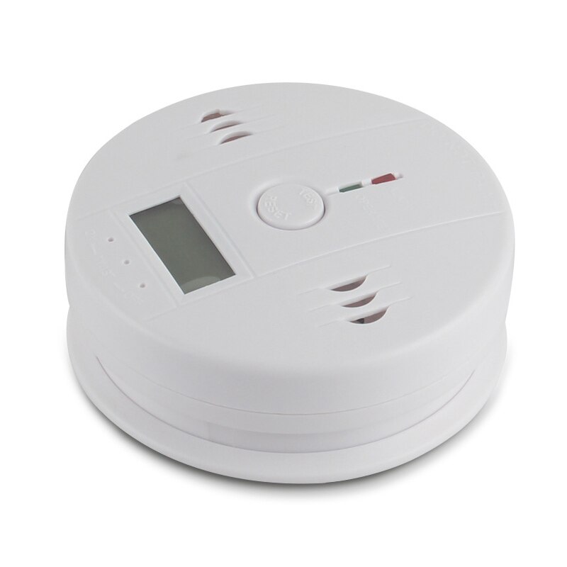 Portable CO Detector Alarm LCD Security Gas Monitor Carbon Monoxide Detectors Battery Powered JLRL88