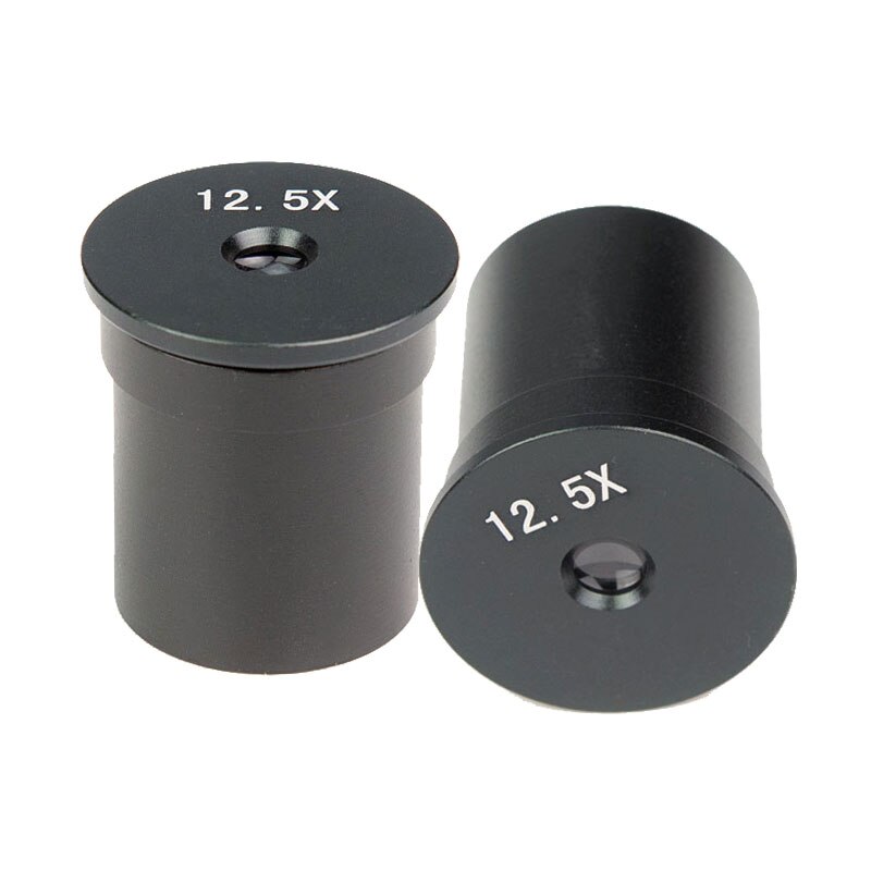 Huygens ópticos oculares serie XSP, lente Ocular de microscopio biológico Simple con tamaño de montaje de 23,2mm, 12,5x: 2PCS (1 Pair)