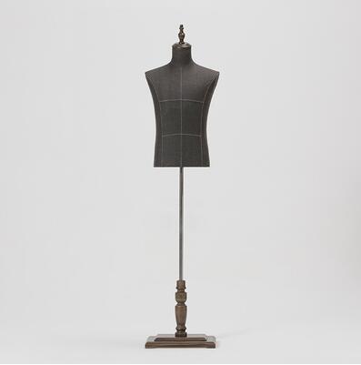 2style Male mannequin body half length model suit, trousers, bracket, display clothing store wood dase Adjustable height D146: 1