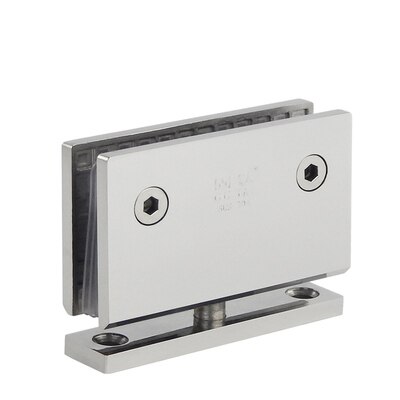 Puertas de cristal para baños, de acero inoxidable, montaje en pared de 304, ducha en Color de bisagra, eje de puerta de cristal de 360 grados, eje con bisagra giratorio: CHROME