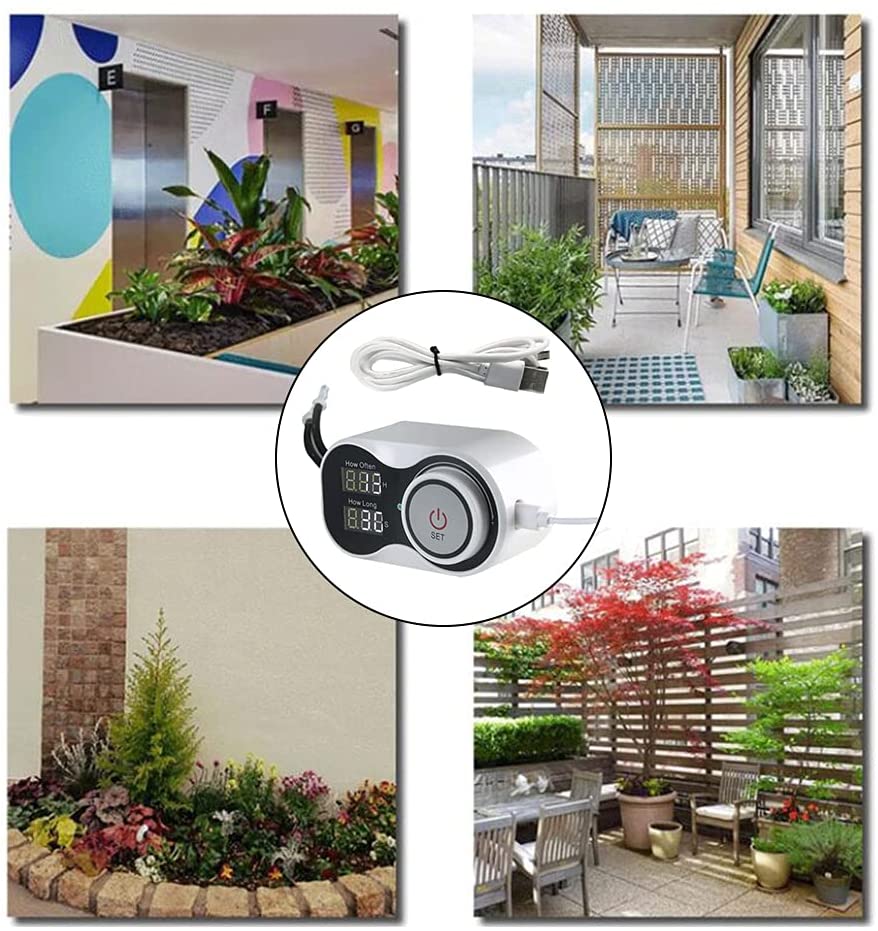 Automatic Watering Timer Indoor Garden Irrigation Timer Home Drip Irrigation Self Watering System Smart Garden Self-Watering