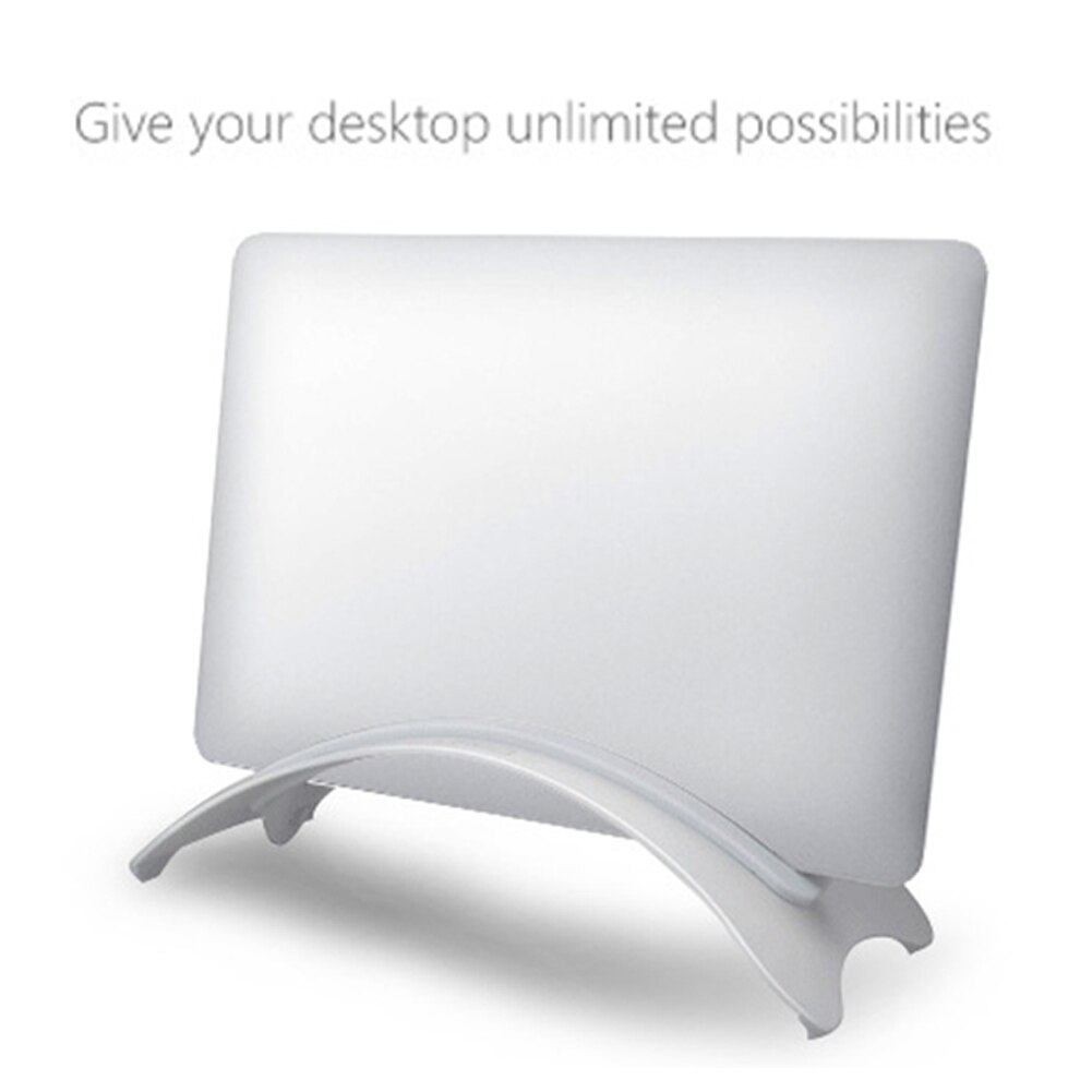 Vertical Aluminum Alloy Storage Rack Laptop Stand Stable Portable Accessories Mount Base Erected Holder For Macbook Pro Air