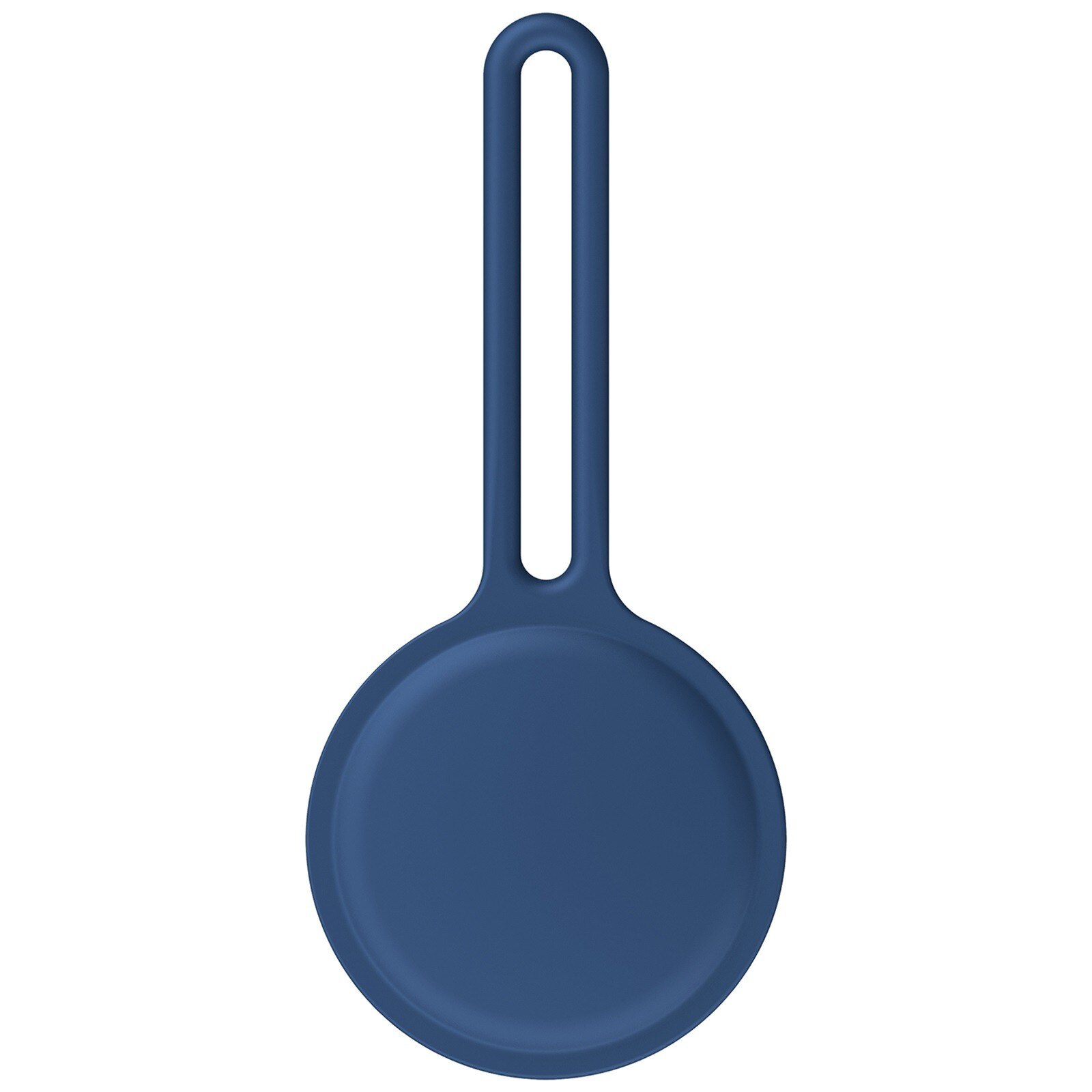 Porte-clé Apple Airtag en Silicone liquide, étui de protection Anti-perte pour dispositif de repérage Airtag Tracker