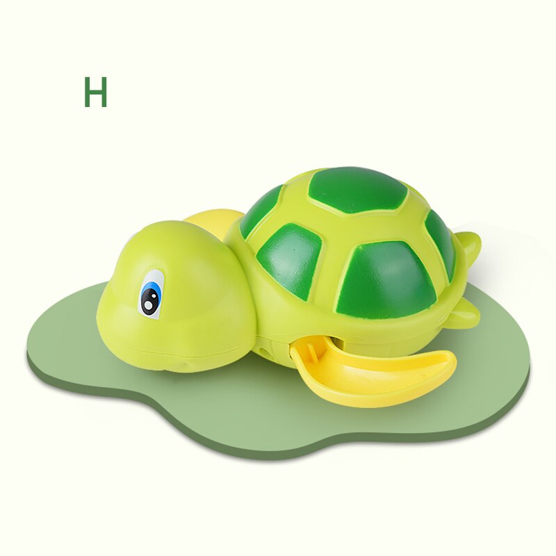 Baby badelegetøj sød tegneserie flydende svømningskildpadder vandlegetøj til børn drenge piger nsv 775: H