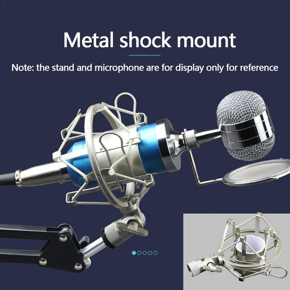 Microfoon Shock Mount Locking Knop Verminderen Broadcast Clip Noise Opname Condensator Microfoon Holder Studio Spider Q6T6