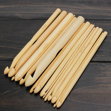 16 Maten Set 6 "Bamboe Breien Weave Naald Haaknaalden Craft Tool 2.0-12.0 Mm