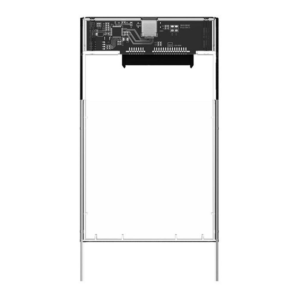 SSD Case Classic Delicate Texture Solid SATA to USB 3.1 Transparent 5Gbps Type-C Solid State Drive for Mac OS
