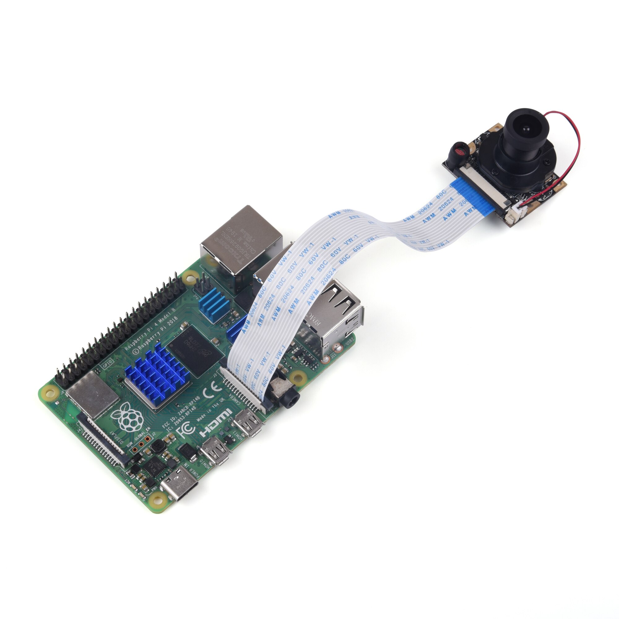 Raspberry Pi 2/3/4B Camera Kabel 15/30/50/100/200Cm Lint lijn Ffc Fpc Flexibele Platte Kabel Draad Voor Raspberry Pi 2/3/4B