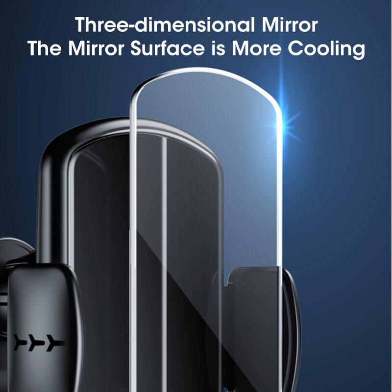 Schnellladestation 15w qi-induktionssensor für samsung  s20, note 20, iphone 13 pro und kabelloses autoladegerät