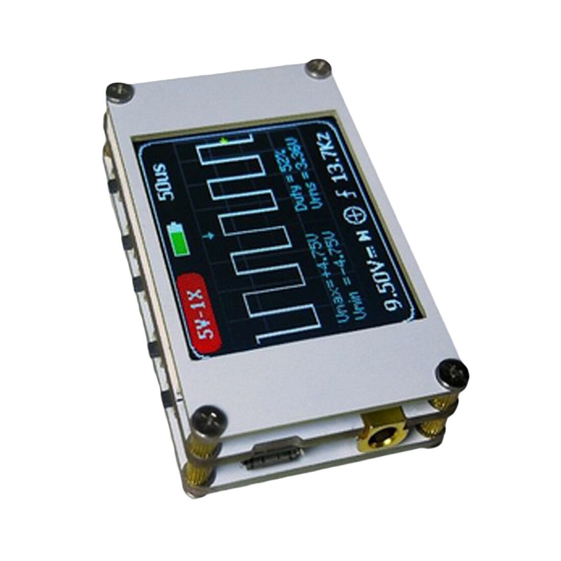 Portable Ultra-small Digital Oscilloscope 1M Bandwidth 5M Sample Rate Digital Oscilloscope Kit Mini Pocket Handheld