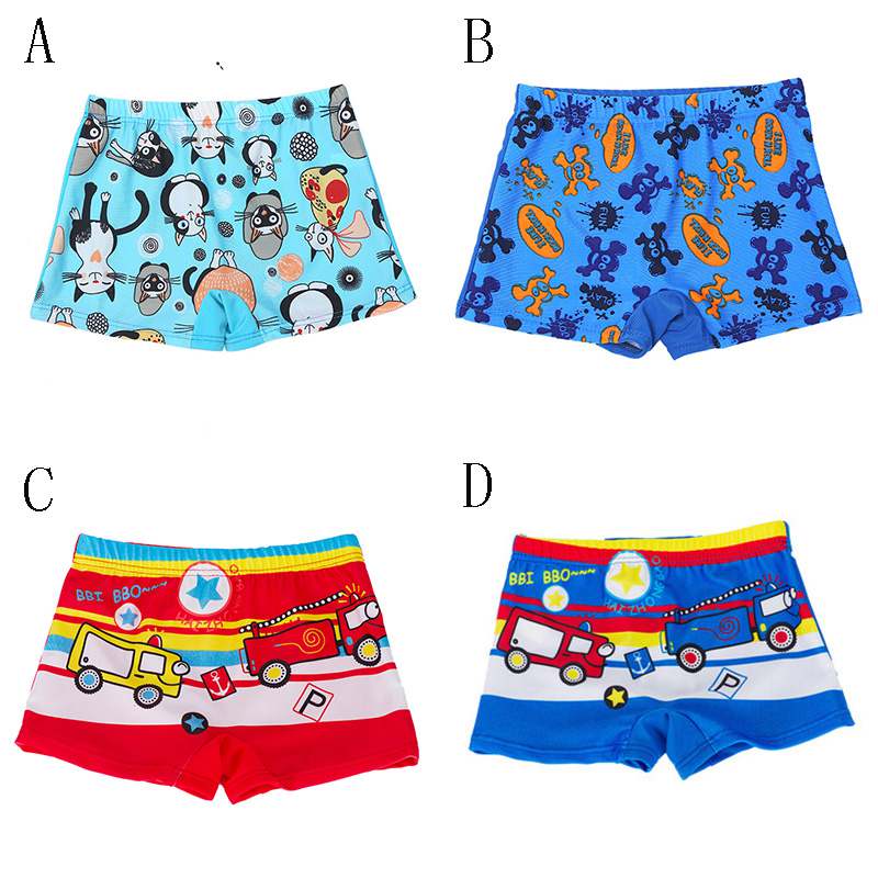 Baby Boy Swimming Trunks Print Cartoon Bathing Suit Children Swim Shorts Kids Toddler Beach Swimwear Pool Shorts