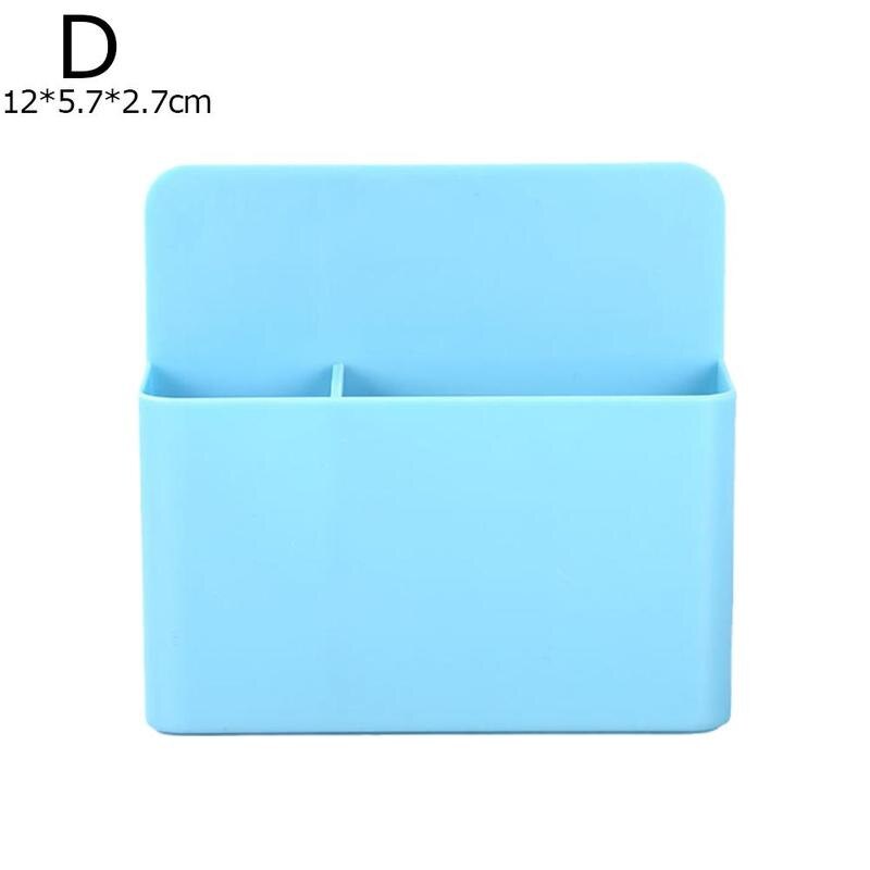 1pc Magnetic Storage Box Whiteboard Marker Pen Holder Storage Box Refrigerator Container Magnet Plastic Office School Supplies: D