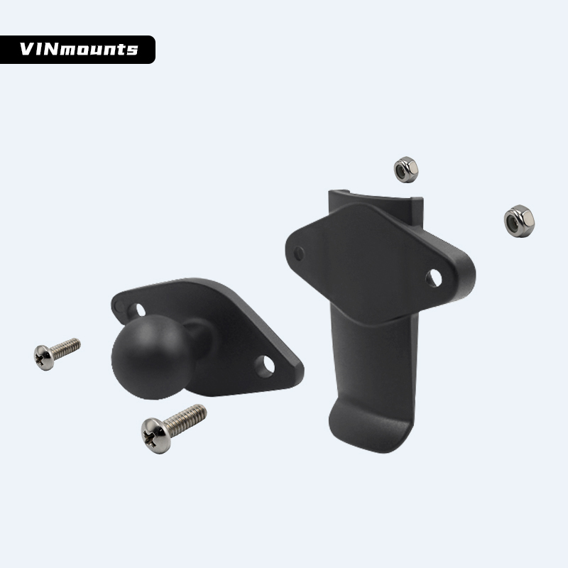 GPS Mount with 1" Ball for Garmin Handheld Devices: black