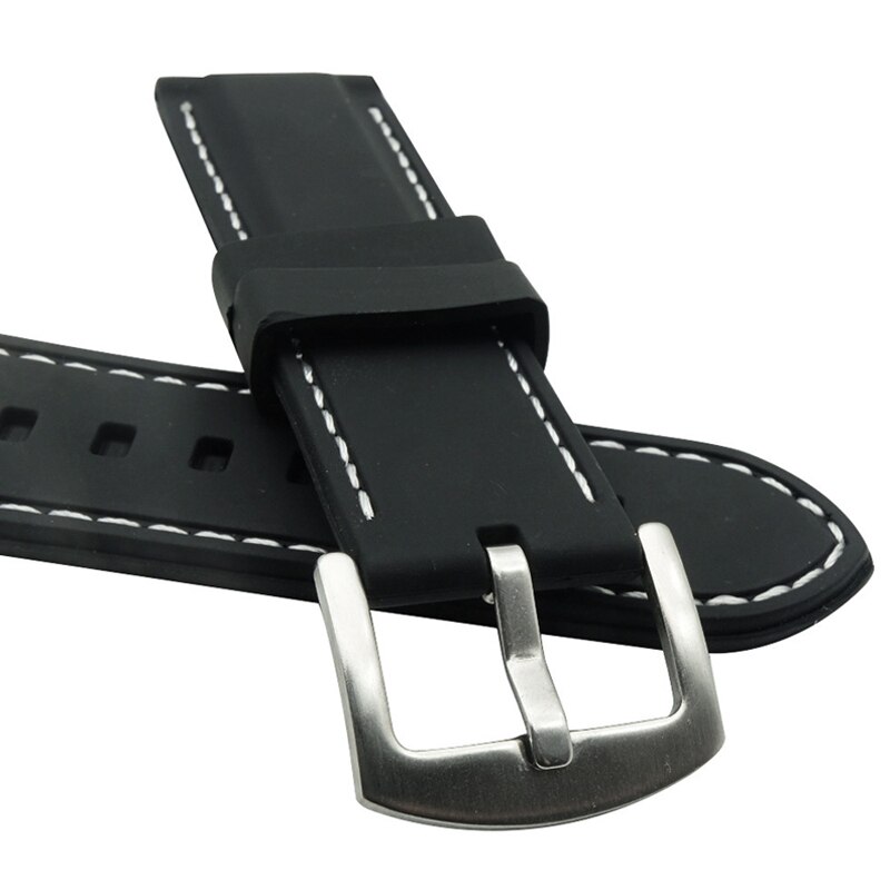 20mm 22mm 24mm 26mm Soft Silicone Watch Strap Belt Waterproof Wristband For Summer Outdoor Sports Watch Bands Accessories