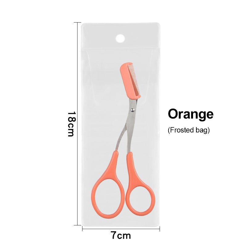 Rasoir en acier inoxydable avec peigne amovible, outils de maquillage, ciseaux tondeuse à sourcils, épilateur, cosmétiques: A6