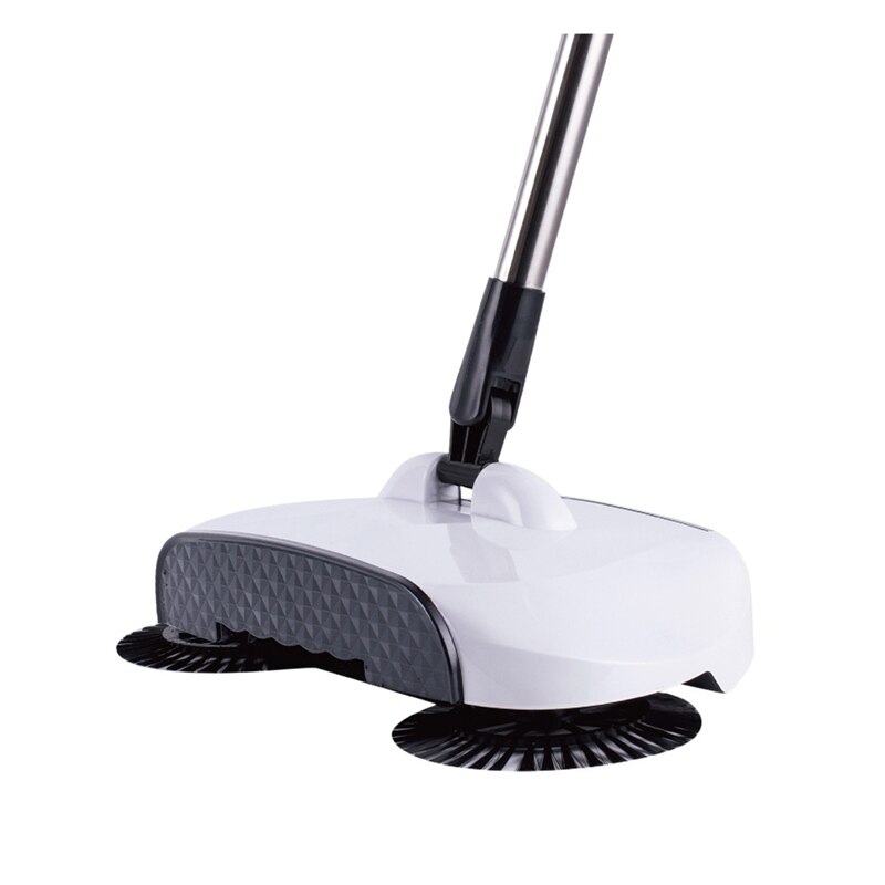 Multifunctional Sweeping Machine Push Type Hand Push Magic Broom Dustpan Handle Household Cleaning Package Hand Push Sweeper mop: White