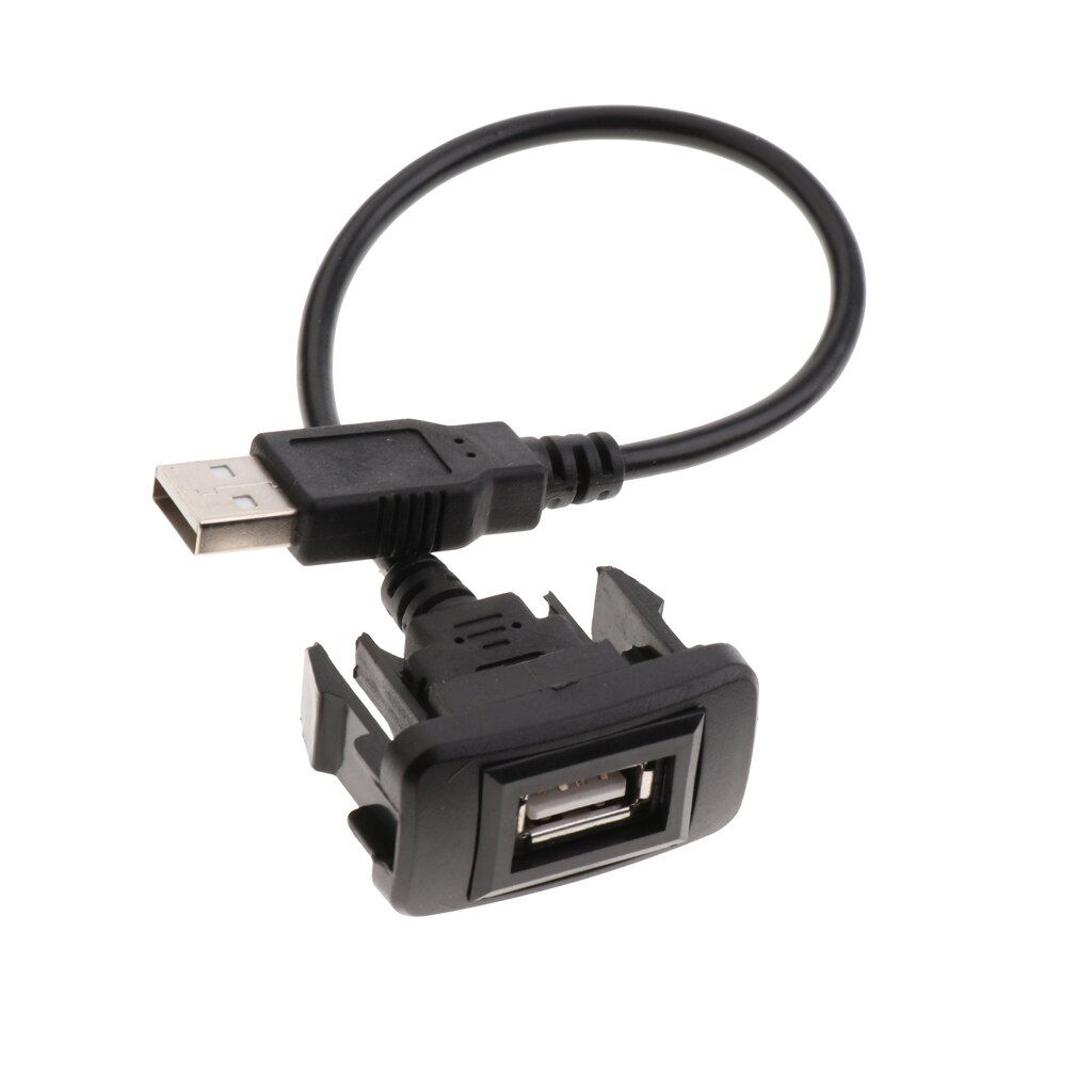 Helppo asentaa turva-usb-kaapeli 1 -portti pistorasiassa auton elektroniikkatarvikkeet toyota hilux vigo 2004 :lle