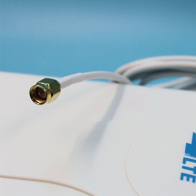 700-2600mhz 3g 4g Lte External Booster Panel Antenna 4G LTE MIMO 2X SMA Connector + 2M For 3g 4g Huawei Router Modem
