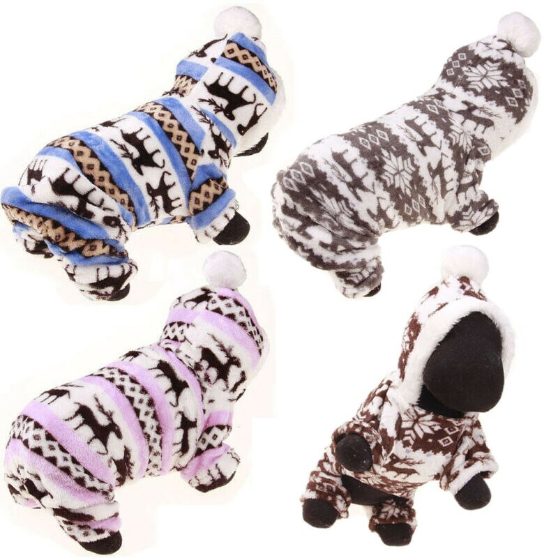 Welpen Hund Winter Gesamt Kleidung Bekleidung Nette Haustier Jumper Hoodie Mantel Kostümich