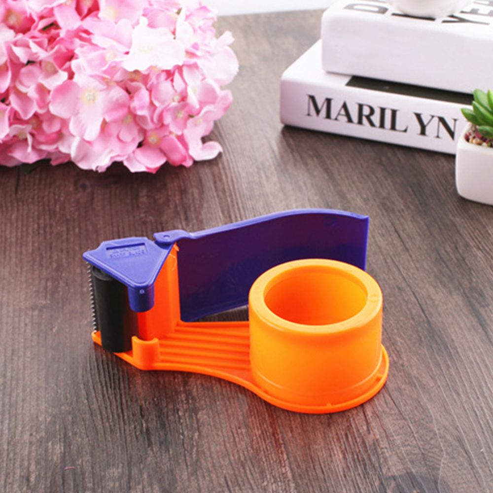 Plastic Roller Tape Cutter Dispenser Verpakking Pakket Tool Kantoorbenodigdheden