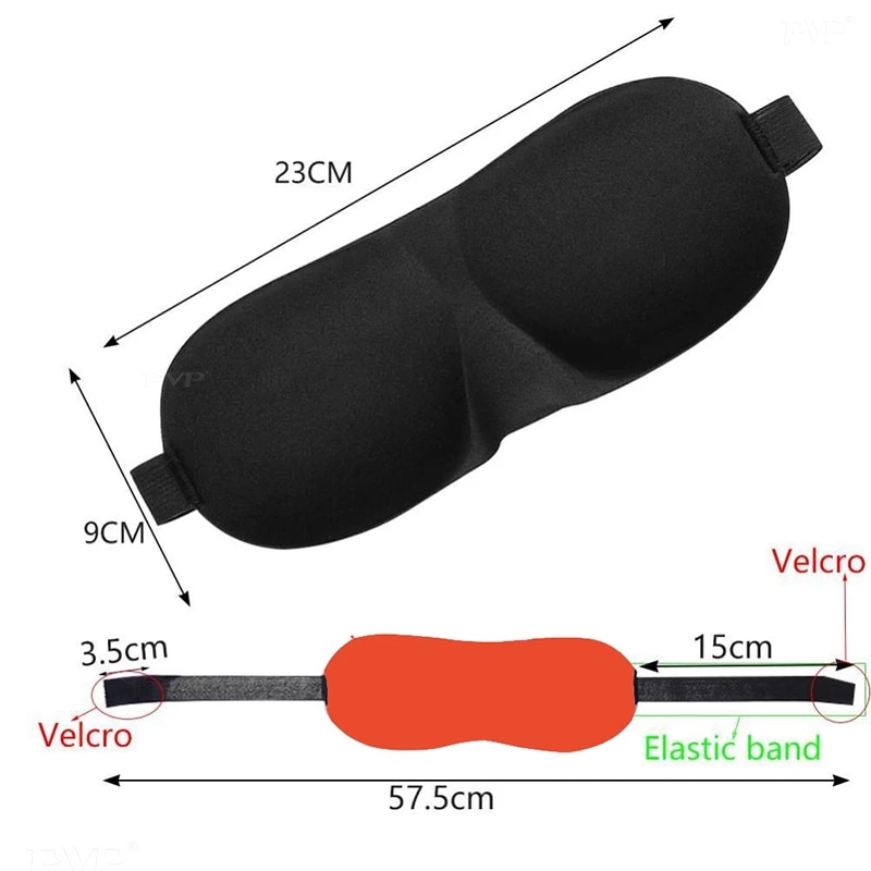 3D Sleep Mask Natural Sleeping Eye Mask Eyeshade Cover Shade Eye Patch Women Men Soft Portable Blindfold Travel Eyepatch 1Pcs