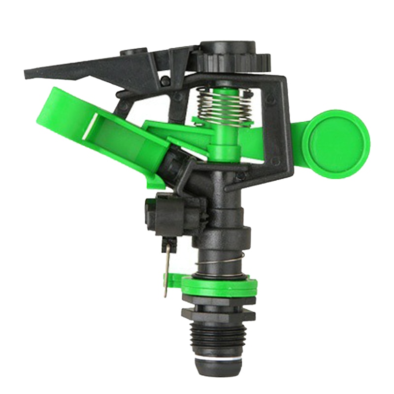 1 arroseur d'irrigation de jardin, buse de pulvérisation en plastique réglable à 360 degrés, pulvérisateur rotatif pour verdissement de l'eau de jardin, pelouse de jardin