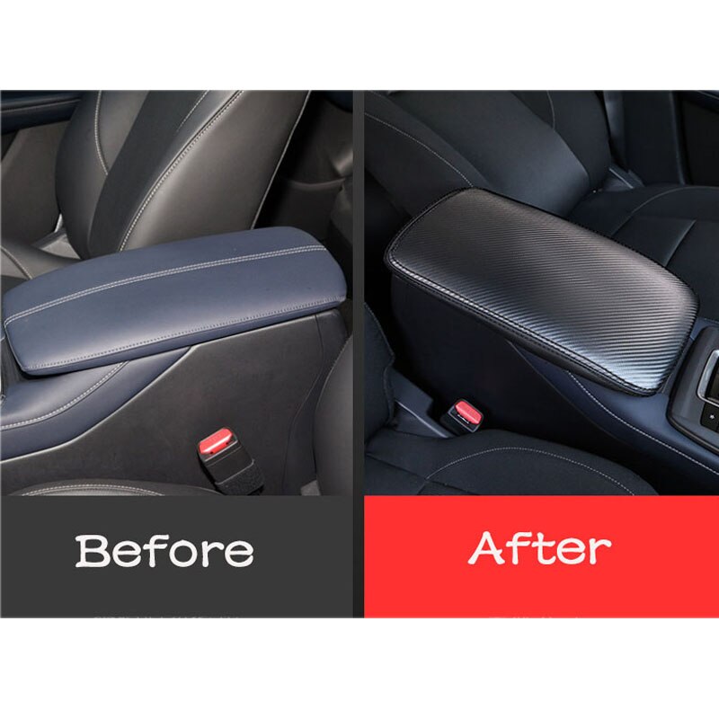Car Leather Armrest Pad Center Console Arm Rest Seat Box Pad Armrest Seat Protective Pad For Mazda CX30 CX-30