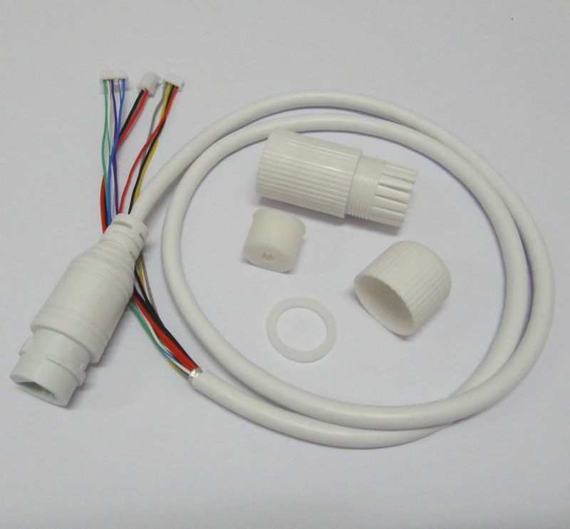 X 4 stk vandtæt poe lan kabel til cctv ip kamera kort modul med vejrbestandig stik  rj45,  enkelt status led
