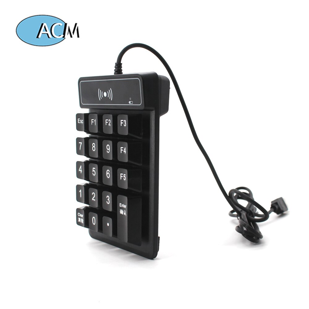 Android Usb Ic Reader 13.56Mhz Smart Card Reader Nfc Toetsenbord Rfid Reader