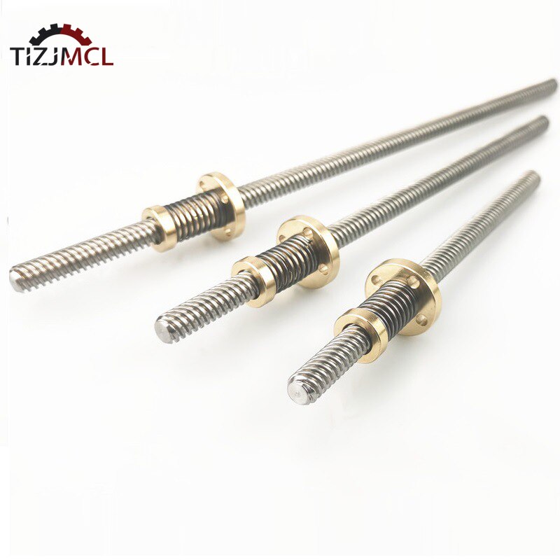 T8 Lood Schroef Anti Backlash Lente Moer Geladen Eliminatie Kloof Moer Lead2mm/4Mm/8Mm Voor Acme draadstang Diy Cnc 3D Printer Onderdelen