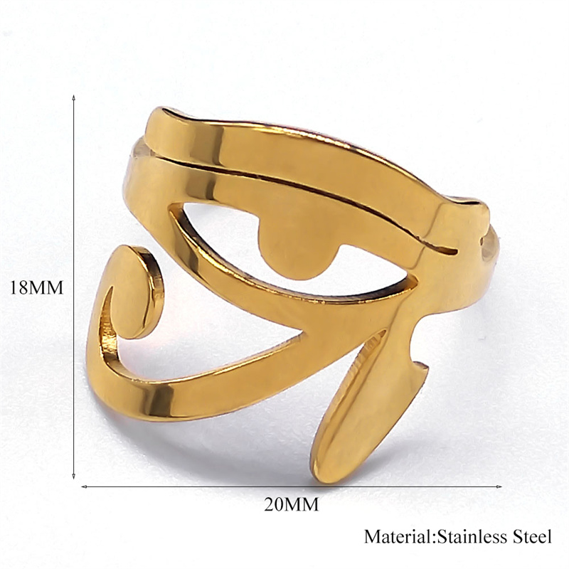 Anillo de Ojo de Horus egipcio antiguo para – Grandado