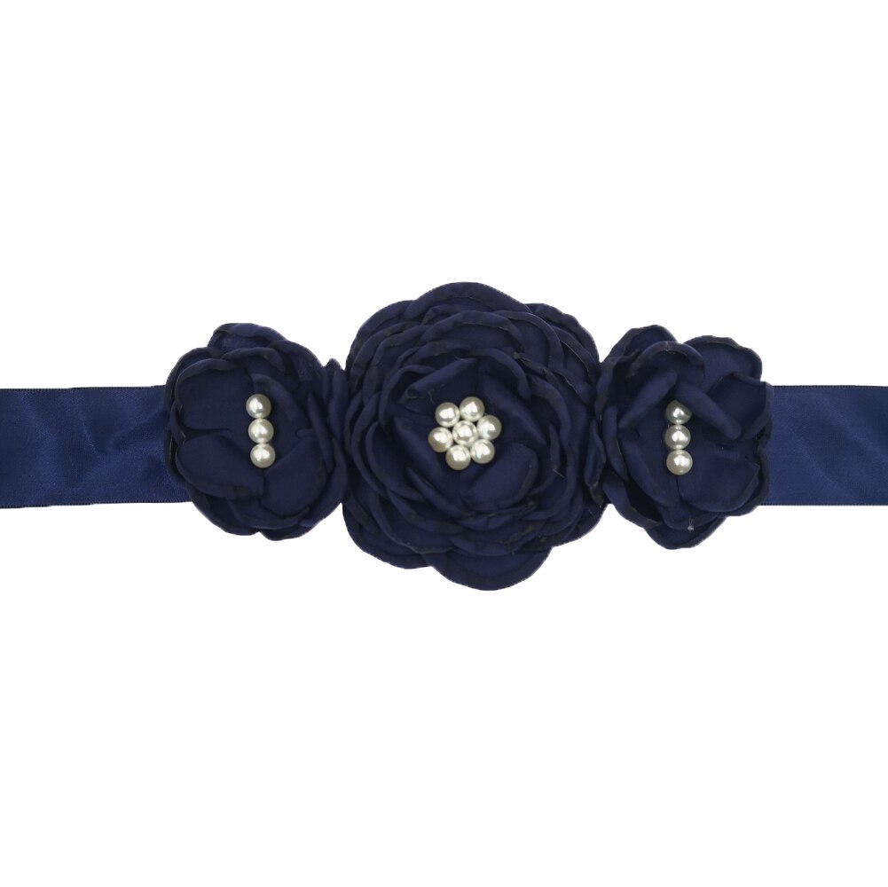 Bloem Moederschap Riem Vrouwen Lint Sash Flowergirl Bruids Tailleband Foto Props Zwangerschap Accessoires Jurk Sjerpen: 11