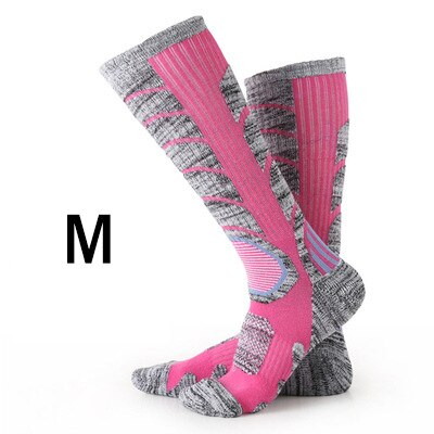 Warm Sports Long Thermal Socks Men Women Thick Cotton Outdoor Sport Climbing Camping Hiking Cycling Snow Snowboard Ski Sock: Women 03