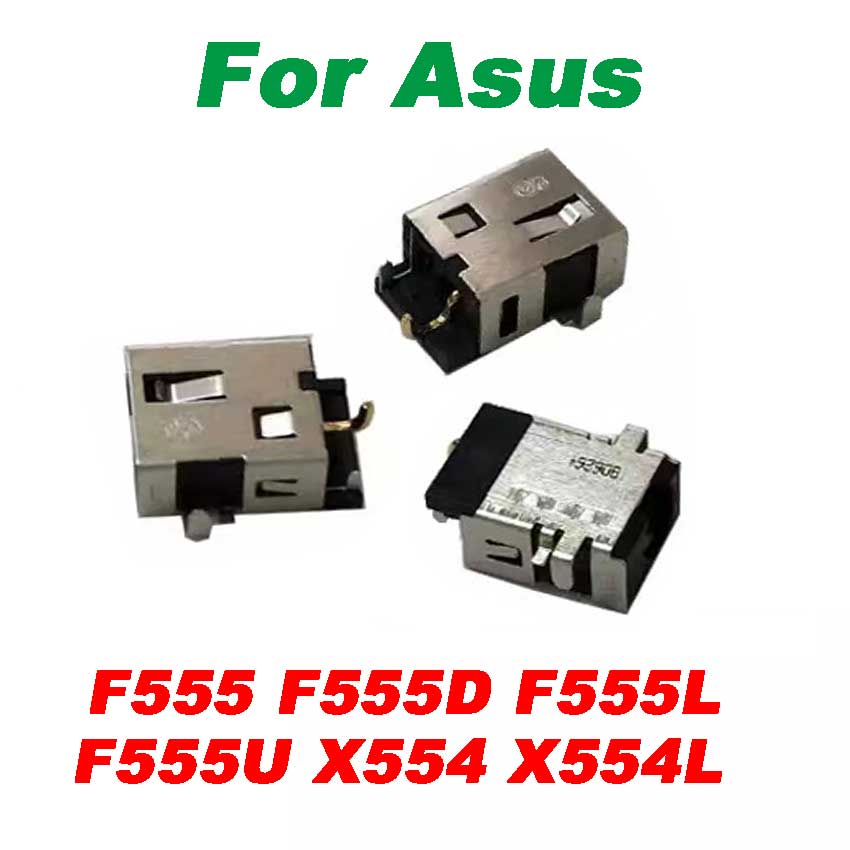 1-3Pcs Laptop DC Jack Power Port For Asus F555 F555D F555L F555U X554 X554L Charging Socket Connector Plug Port