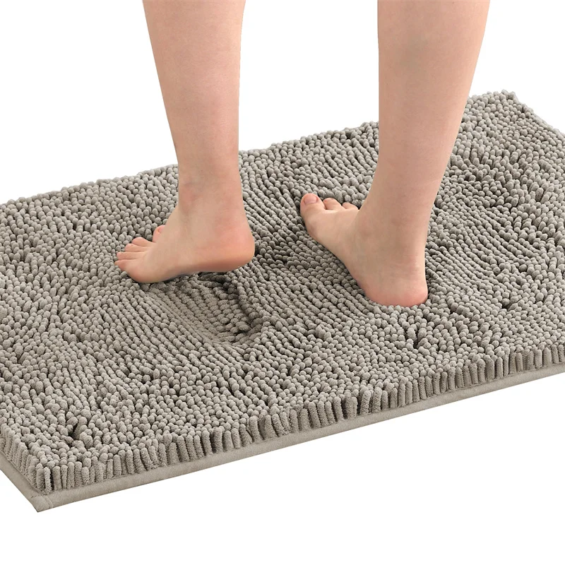 Alfombra absorbente suave para el suelo, alfombrillas antideslizantes para el baño, alfombra gruesa para el suelo, alfombra para puerta del dormitorio, decoración del hogar, 1 ud.: 1000mm x 1000mm / Verde