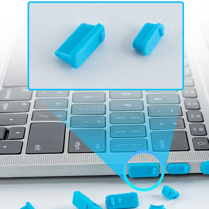 Prise Anti-poussière universelle pour ordinateur portable 16 pièces, bouchon de protection de pour ordinateur portable prise Anti-poussière Usb