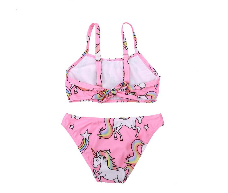 Meisjes Badpak Split 3-8years Meisjes Badmode Eenhoorn Twee Stuk Kinderen Badmode Regenboog Bikini Set Leuke TB052