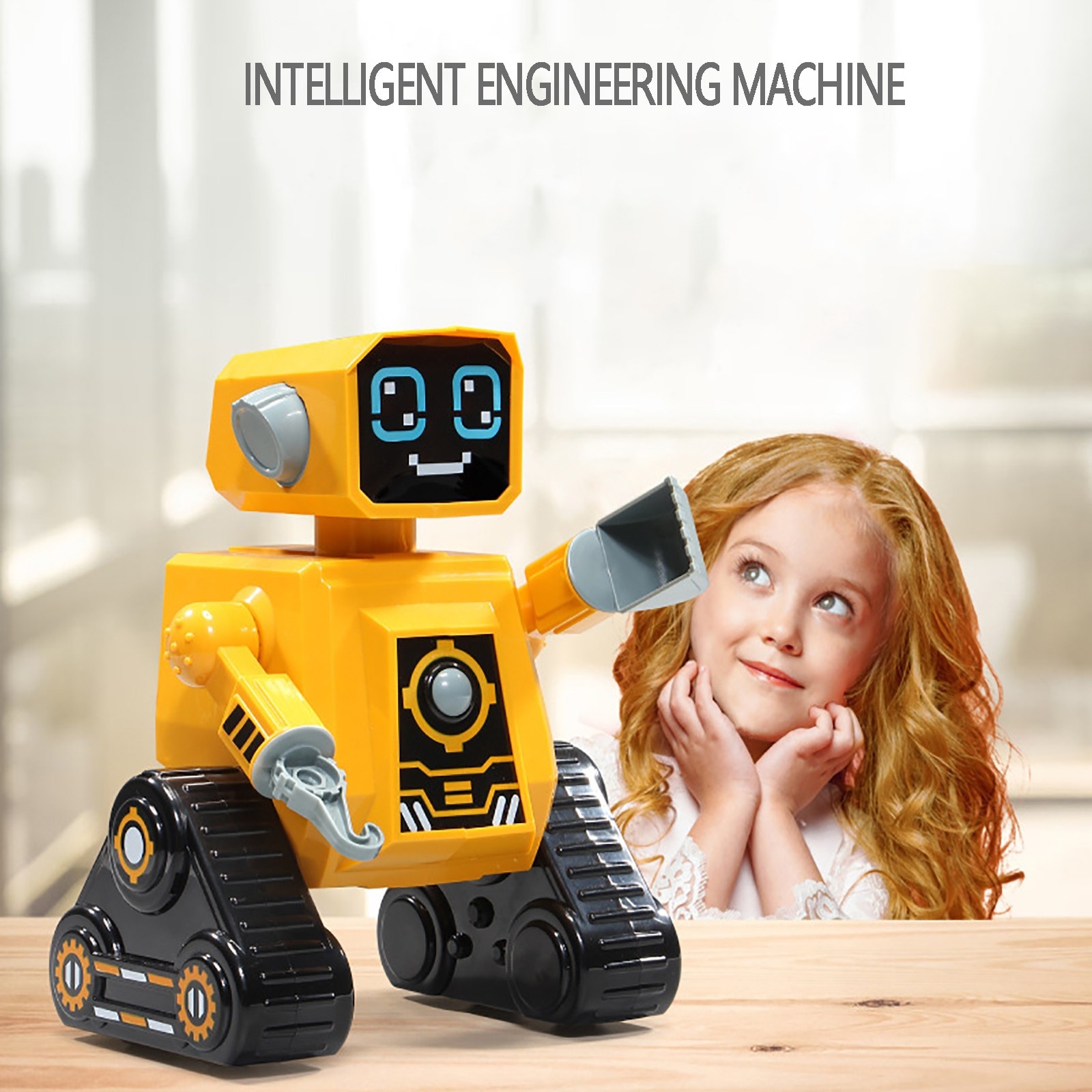 T17 Kinderen Intelligente Programmeerbare Draadloze Rc Techniek Robot Multifunctionele Kinderen Speelgoed Met Muziek Lied Gezicht Licht