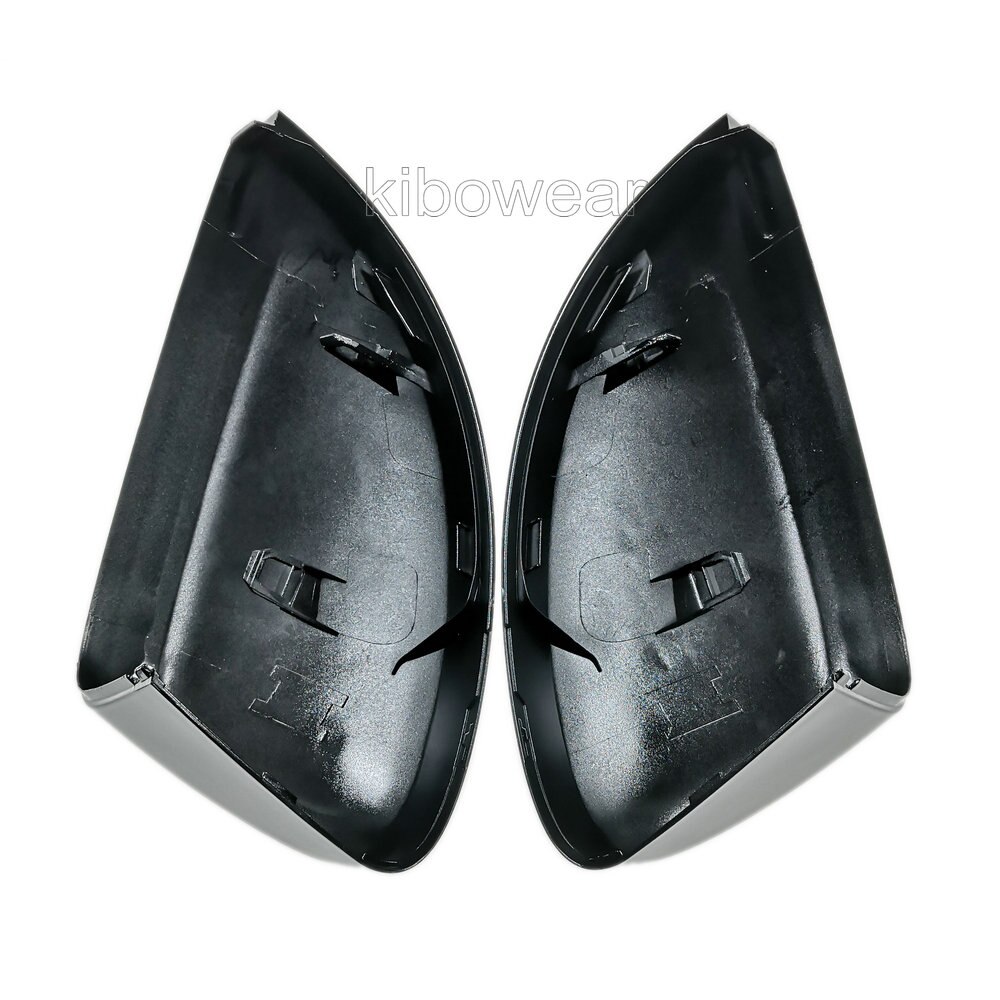 Svart sidespeildeksel for vw tiguan allspace l  mk2 erstatning (blank perle svart)