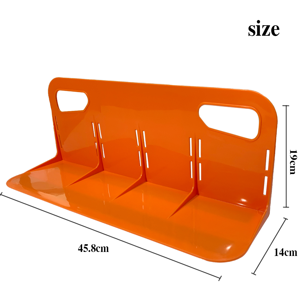 Kofferbak Opbergdoos Vaste Partitie 1PCS Multifunctionele Auto Kofferbak Vaste Rack Houder 2Size Schudbestendige Hek Opslag houder: Blauw