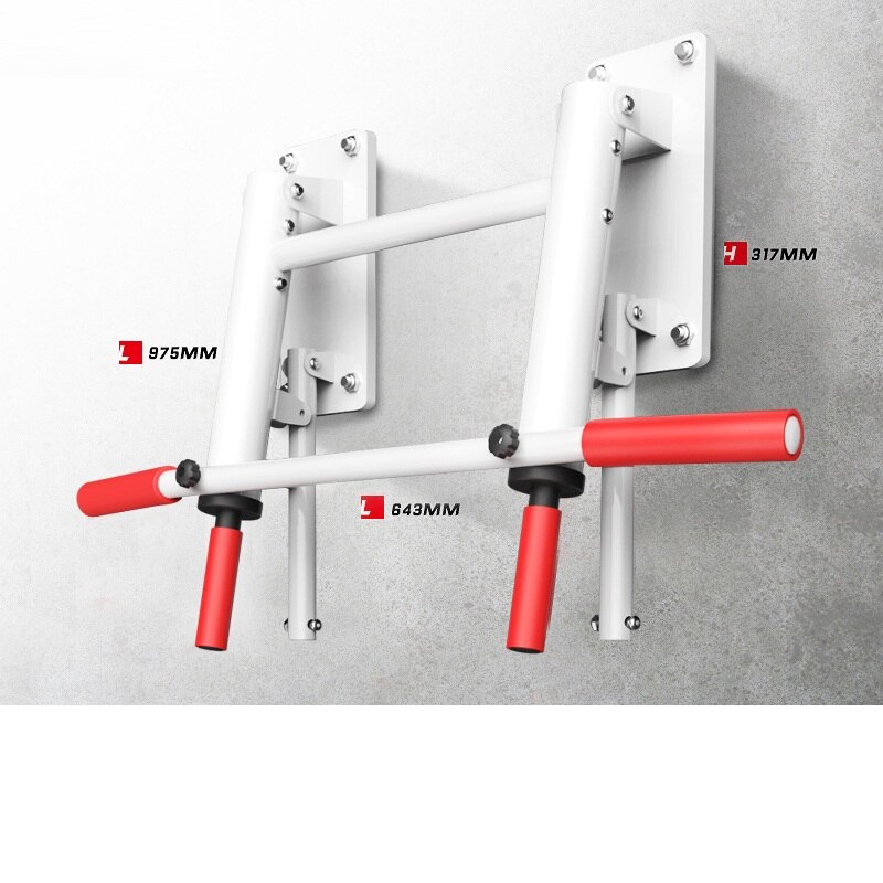 Indoor Folding Pull Up Bar Wall Horizontal Bars Gym Chin Up Bar Pullup Bar Multiple Use Exercise Fitness Equipment For Home: white